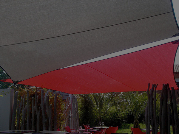 voile d'ombrage sur mesure